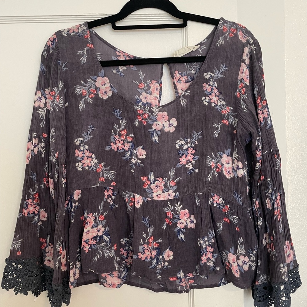 Molly Green - Small - floral top / open back
